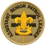 Duties and responsibilities for Assistant Senior Patrol Leader