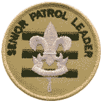 Duties and responsibilities for Senior Patrol Leader
